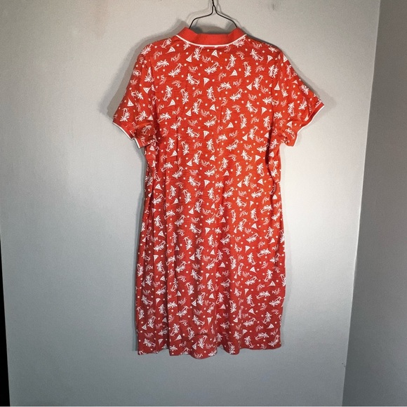 Tommy Bahama Polo Shirt XLT XL Tall Orange Palm‎ Trees Sail Boats - Picture 4 of 4